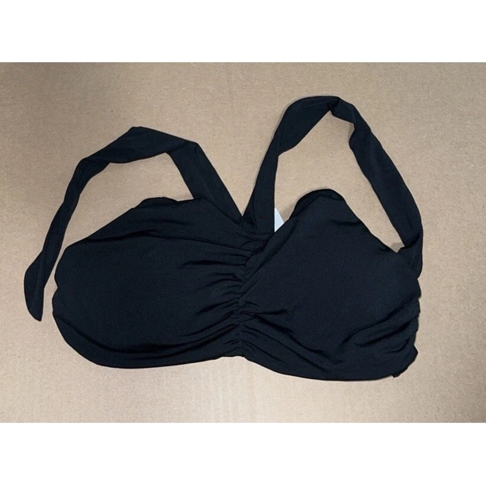 Almost Famous Black Women's Bikini Top halter size small new